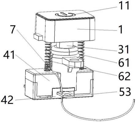 按压式开关构造图图片