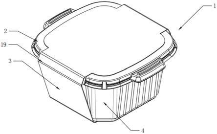 一种抗压型塑料餐盒的制作方法