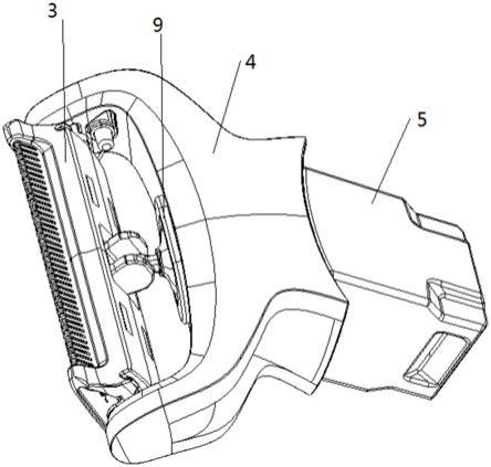 电动剃须刀分解结构图图片
