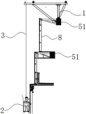 一種屋面框架結構的施工吊籃結構的製作方法