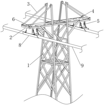 电力铁塔结构示意图图片