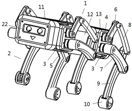 一种四足仿生机器狗