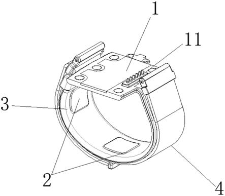 一種內嵌電極的束帶的製作方法