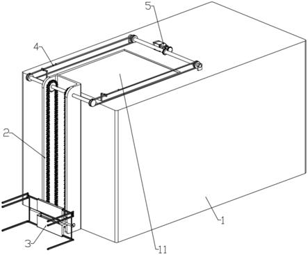 一種環衛車廂進料裝置的製作方法