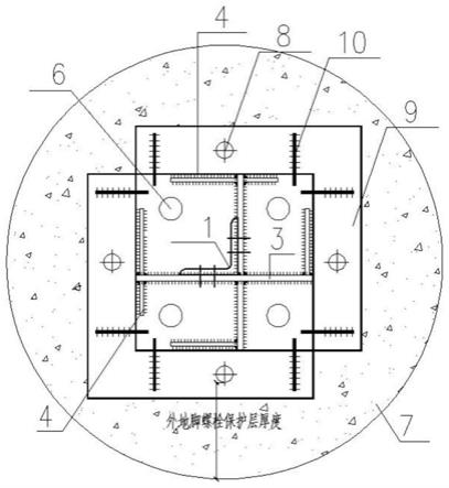 一种老旧线路铁塔塔脚板新增地脚螺栓补强办法的制作方法