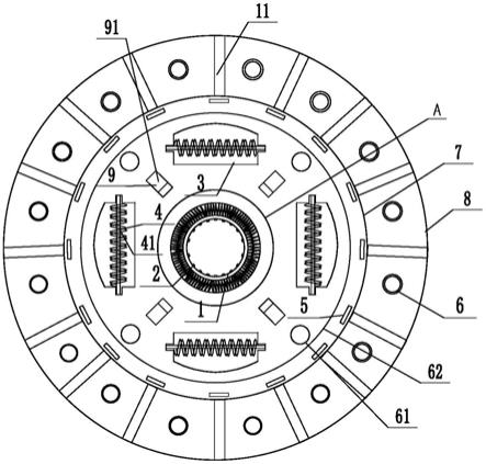 一种整体式弹性离合器从动盘的制作方法