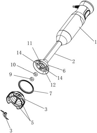 手持搅拌机拆卸图解图片