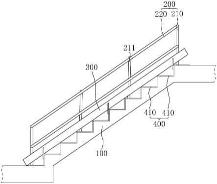 一种楼梯护栏挡脚板安装结构的制作方法