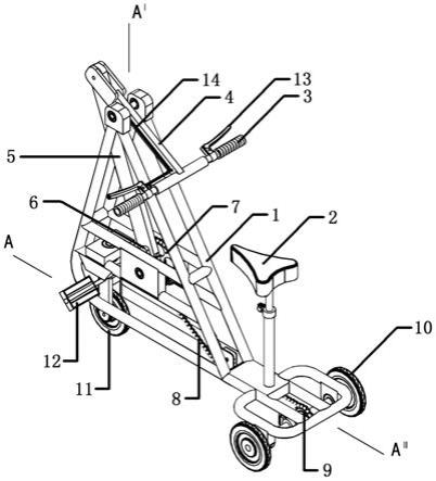 臂力驱动自行三轮车的制作方法