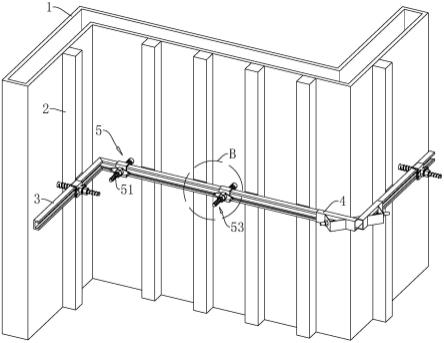 一种剪力墙模板支撑体系的连接结构的制作方法
