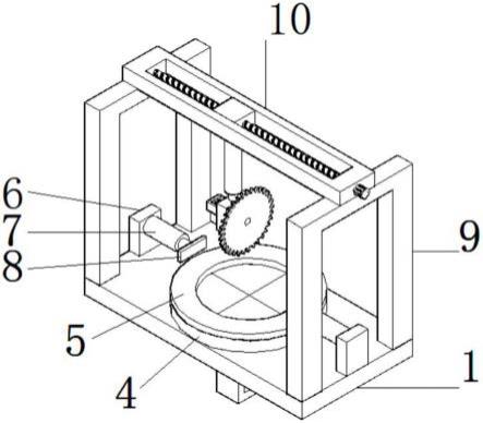 一种锯床用转台夹紧锯切装置的制作方法