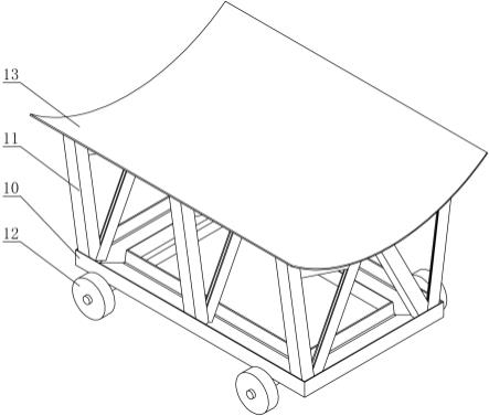 橡胶卷原料中转车的制作方法