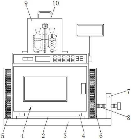 一种量子点双稳态液晶材料生产用微波反应装置的制作方法