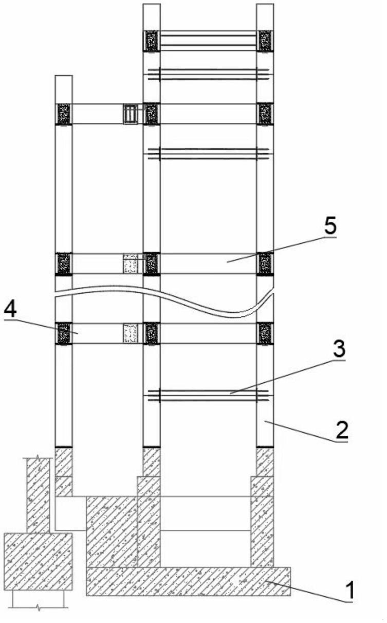 一种装配式混凝土加装电梯井预制模块拆装方法与流程
