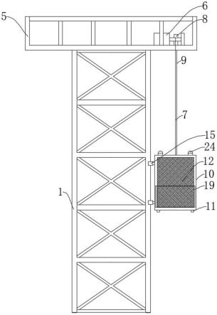 一种工业建筑施工用材料升降搬运设备及其工作方法与流程