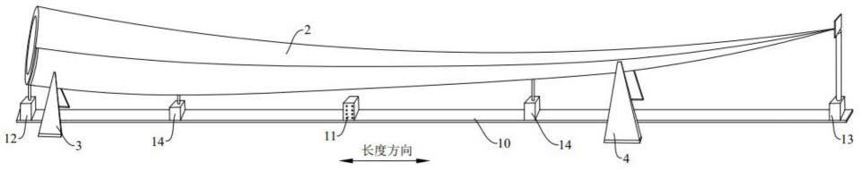 一种风电叶片长度测量定位系统、测量方法及定位方法与流程