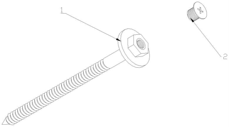一种可正面调节的装配式“干”字型调平螺栓的制作方法
