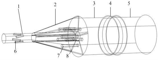 一种柱孔式纵-扭复合模态超声换能器