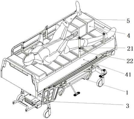 一种推拿治疗用辅助病床