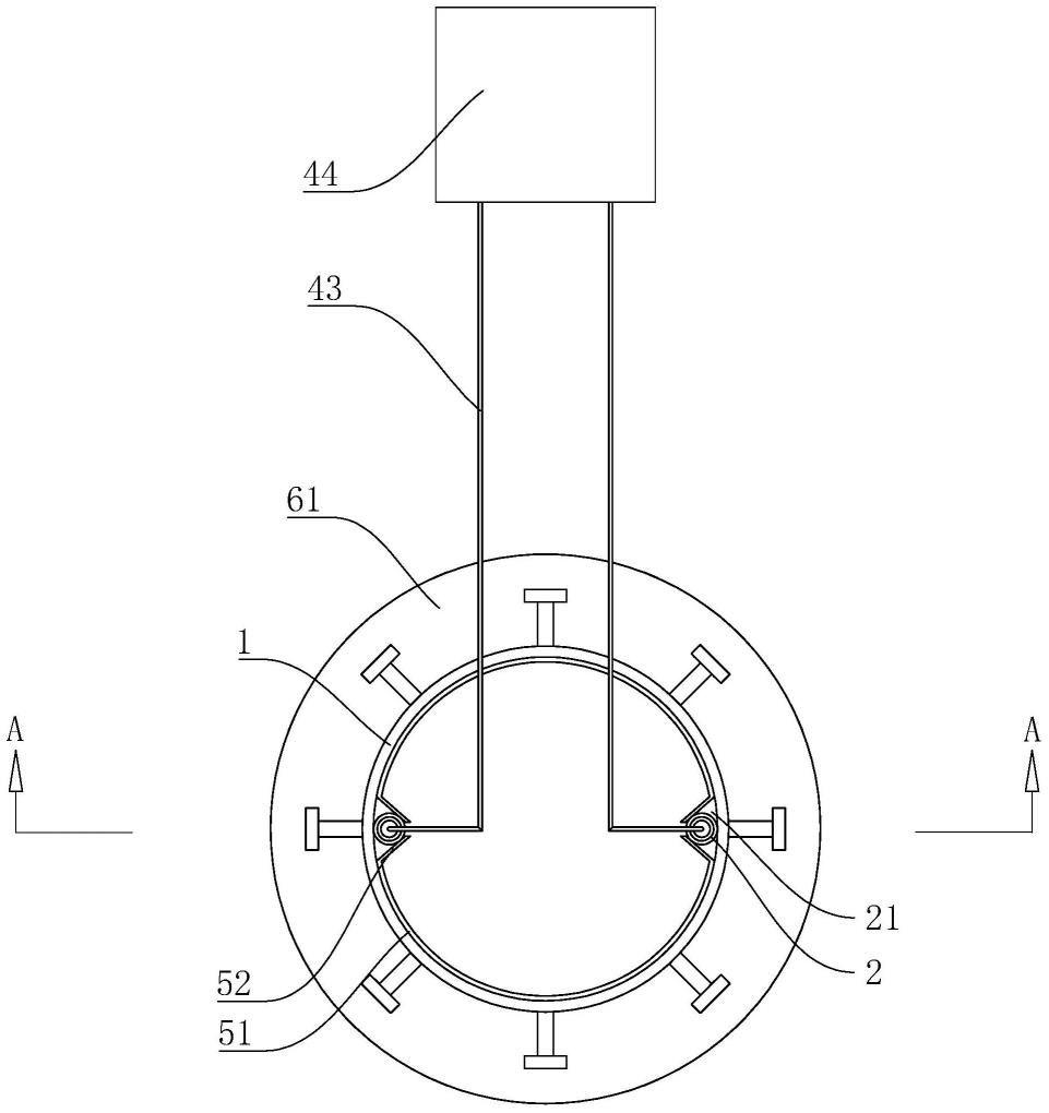 一种逆作法竖向支撑钢管柱的混凝土检测装置的制作方法