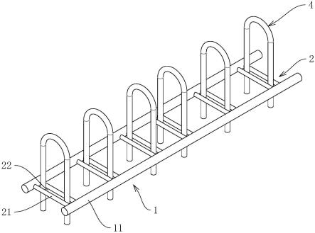 一种纵肋叠合剪力墙转换层U型筋定位模具的制作方法