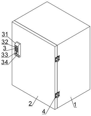 一种防盗JP柜的制作方法