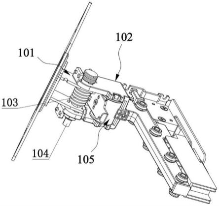 一种扭簧装置及显示器支架的制作方法