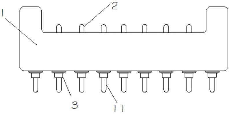 一种具有限位功能的双排连接器的制作方法