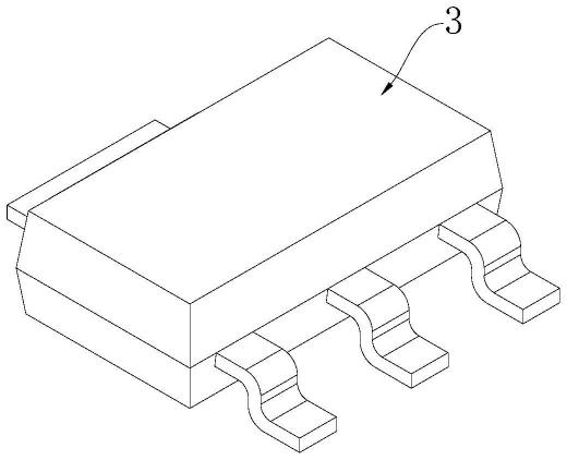 一种贴片式SOT223半导体芯片的封装结构的制作方法