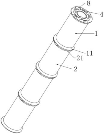 一种分段抗拔竹节桩的制作方法