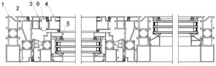 一種帶內(nèi)開(kāi)紗窗的鋁合金建筑外窗的制作方法