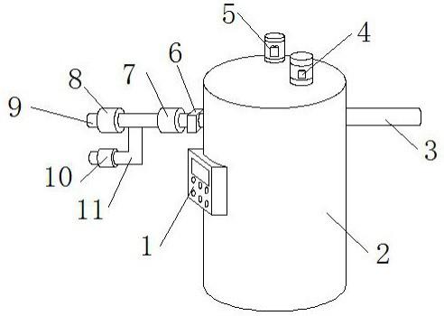 一种高温罩式炉的自动配气装置的制作方法