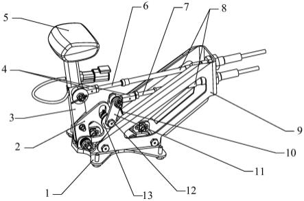 单动力杆控制机构以及飞机的制作方法