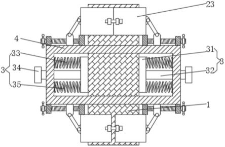 一种建筑主体内部核心筒安全施工的防护结构的制作方法