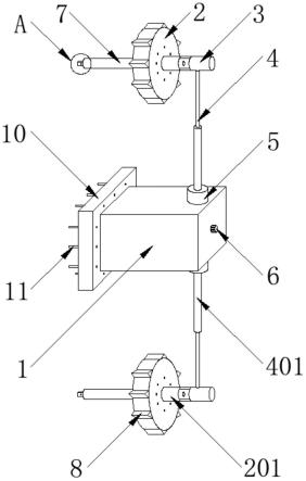 一种压滤机用自动拉板链条张紧机构的制作方法