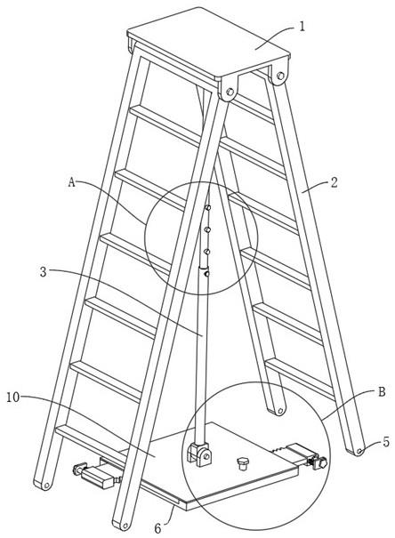 一种电工梯稳定加固装置的制作方法