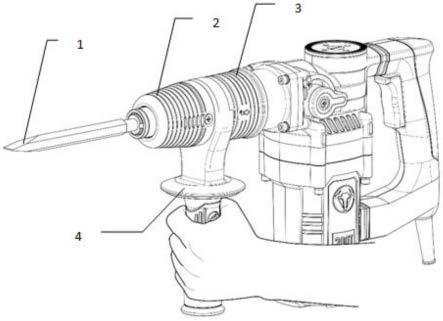 一种带新型头部握持结构的电镐的制作方法