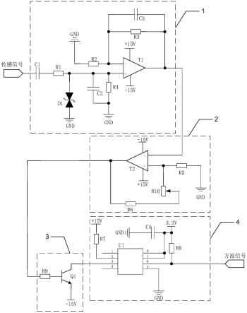 一种用于汽轮机零转速测量的调理电路的制作方法