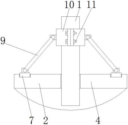 一种桩板式路基施工用埋桩固定装置的制作方法