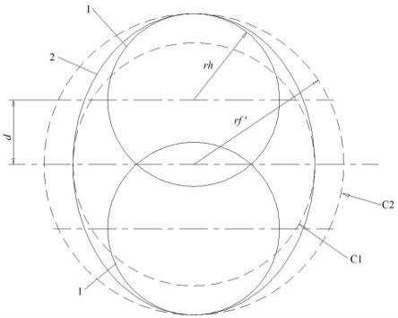 少齿差行星减速机构及其齿形设计方法与流程