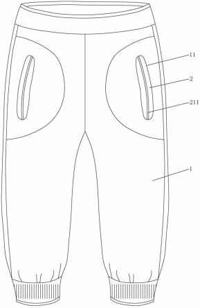 一种服装袋口结构及服装的制作方法