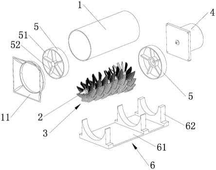 锯齿面叶轮发电装置的制作方法