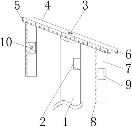 一种木结构榫卯凹槽定位测量工具的制作方法