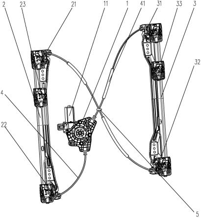 双导轨玻璃升降器的制作方法