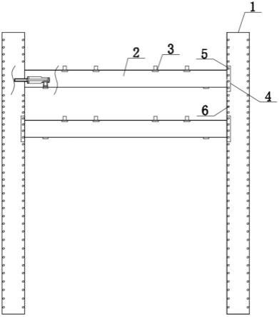 一种轮毂磨具存放用立体仓库结构的制作方法