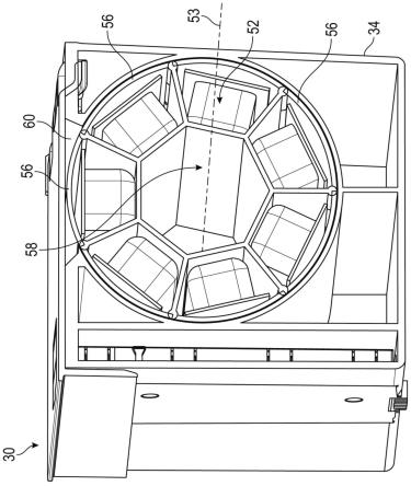 具有容器转盘的安全贮藏器的制作方法