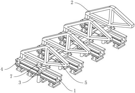 一种大跨度连续刚构桥挂篮的同步移篮施工装置的制作方法