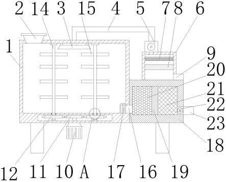 一种新型生物滤池污水除臭装置的制作方法