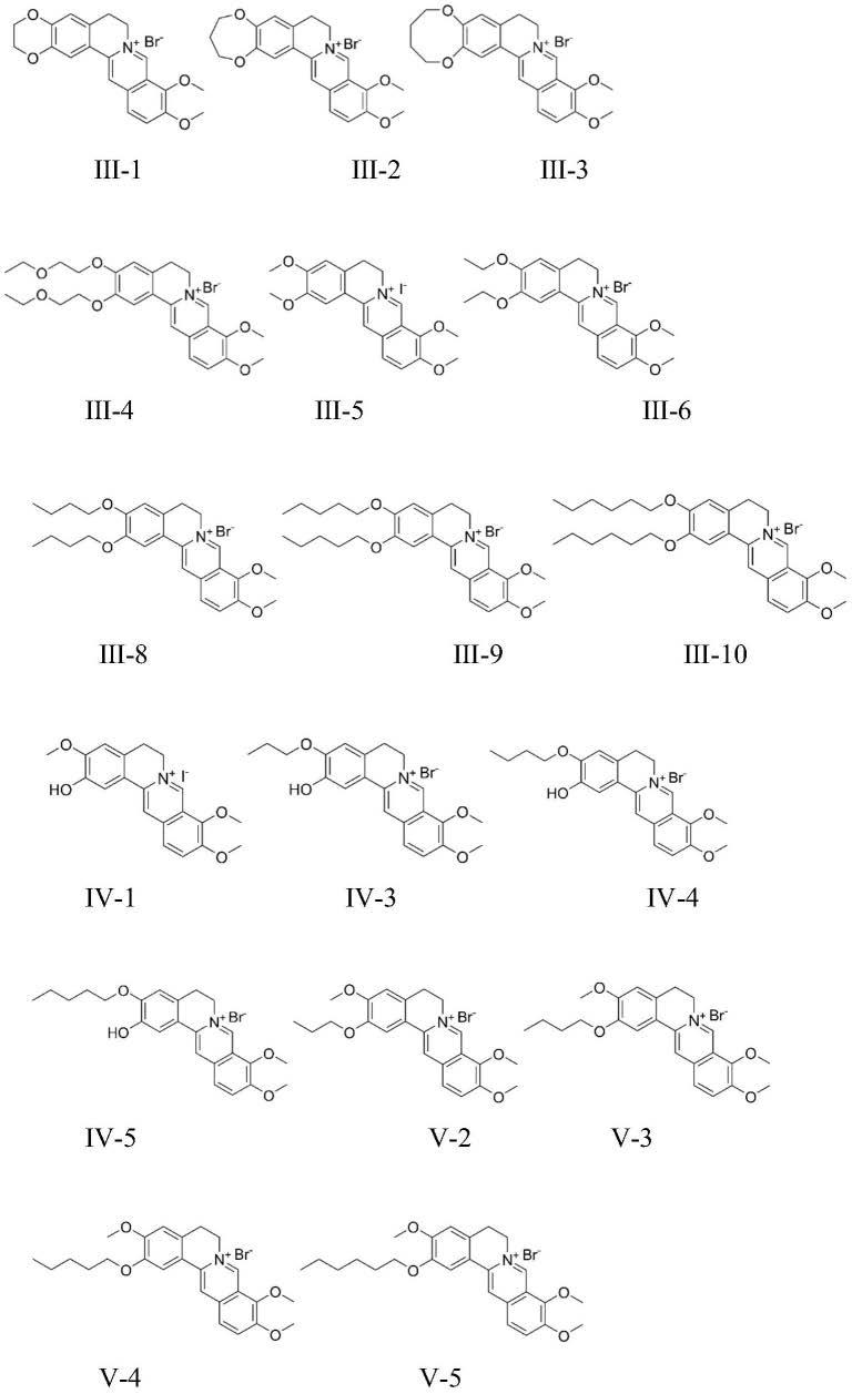 一类2,3-双取代小檗碱衍生物及其制备方法和应用