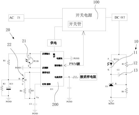 基于频率控制的过流过压保护电路及开关电源控制系统的制作方法